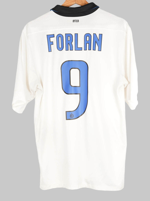 2011/12 Inter Milan Forlan #9 Camiseta Visitante (M) Nike