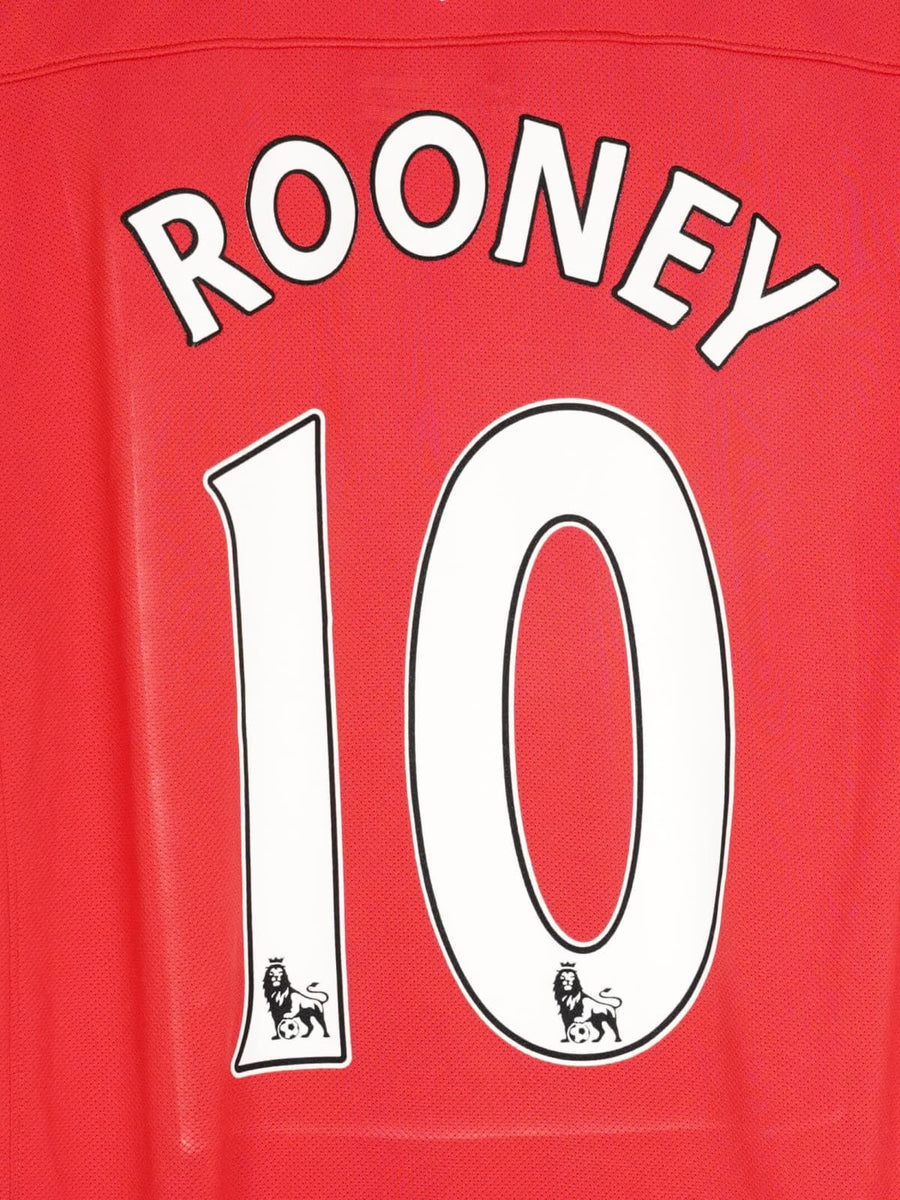 2011/12 Manchester Rooney #10 United Home Shirt (L)