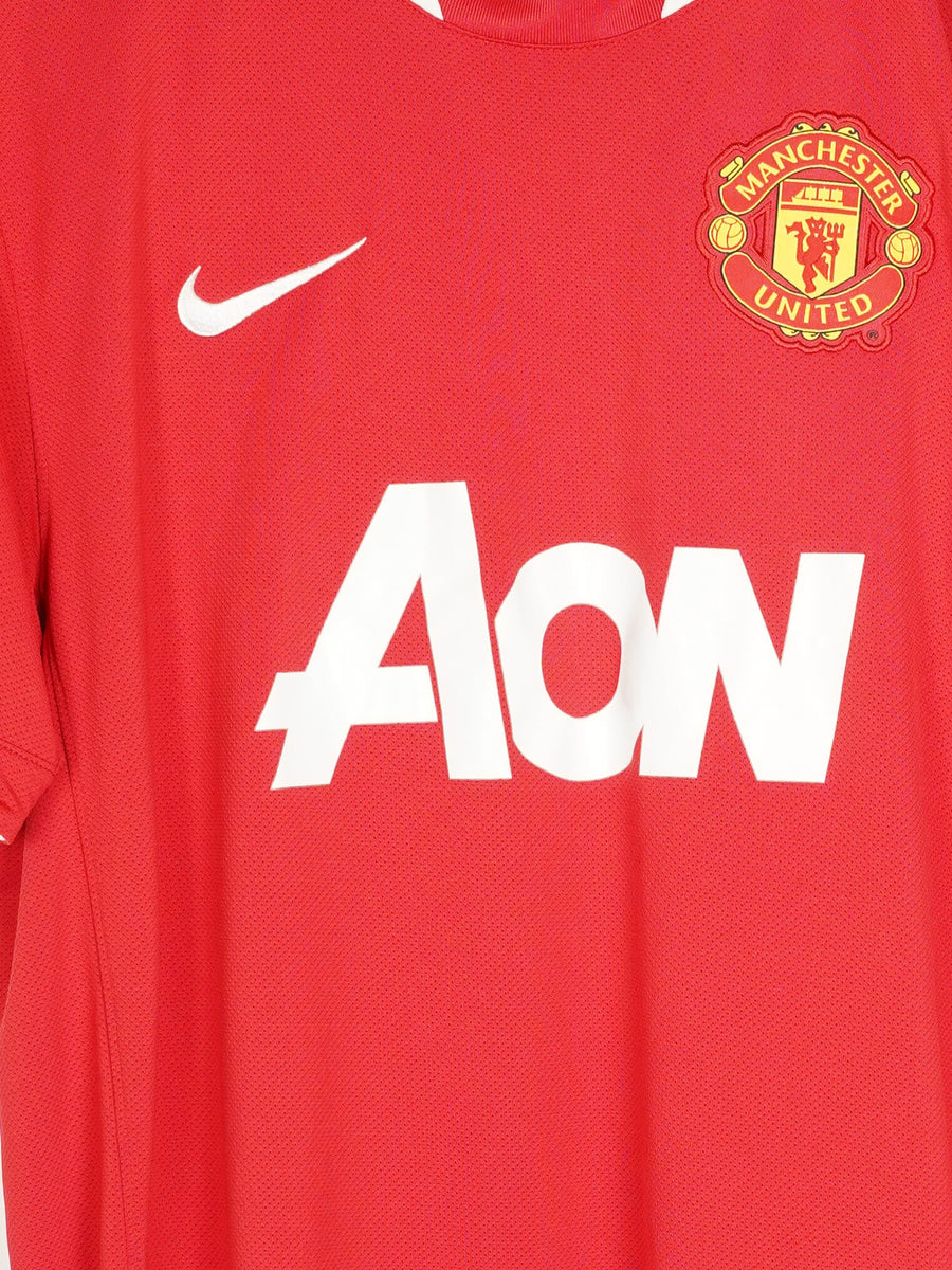 2011/12 Manchester Rooney #10 United Home Shirt (L)
