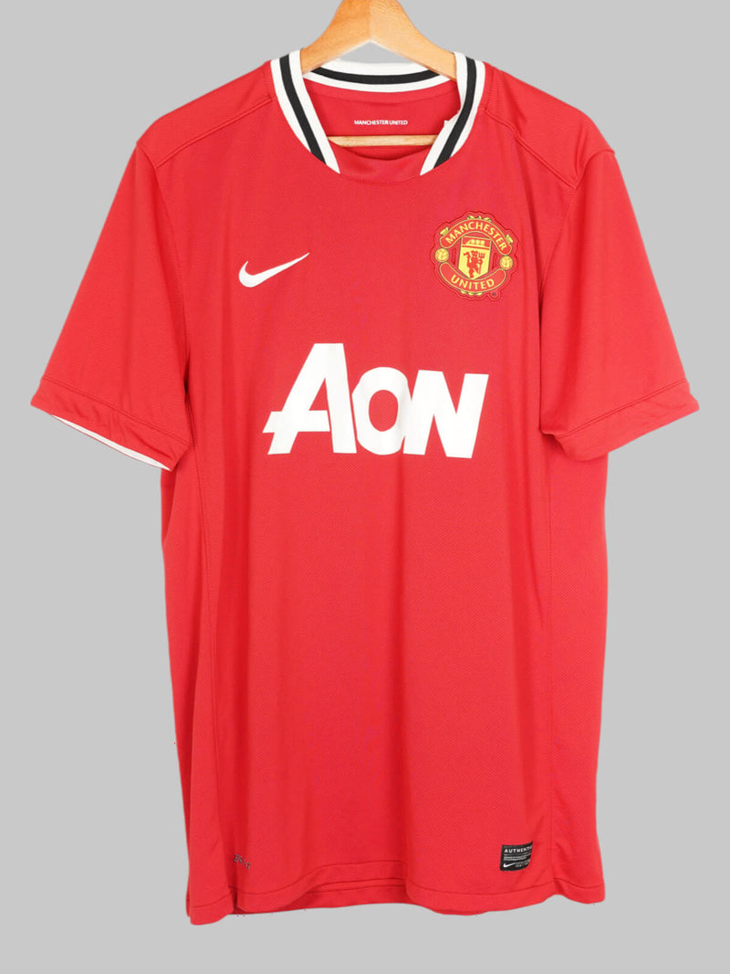 2011/12 Manchester Rooney #10 United Home Shirt (L)