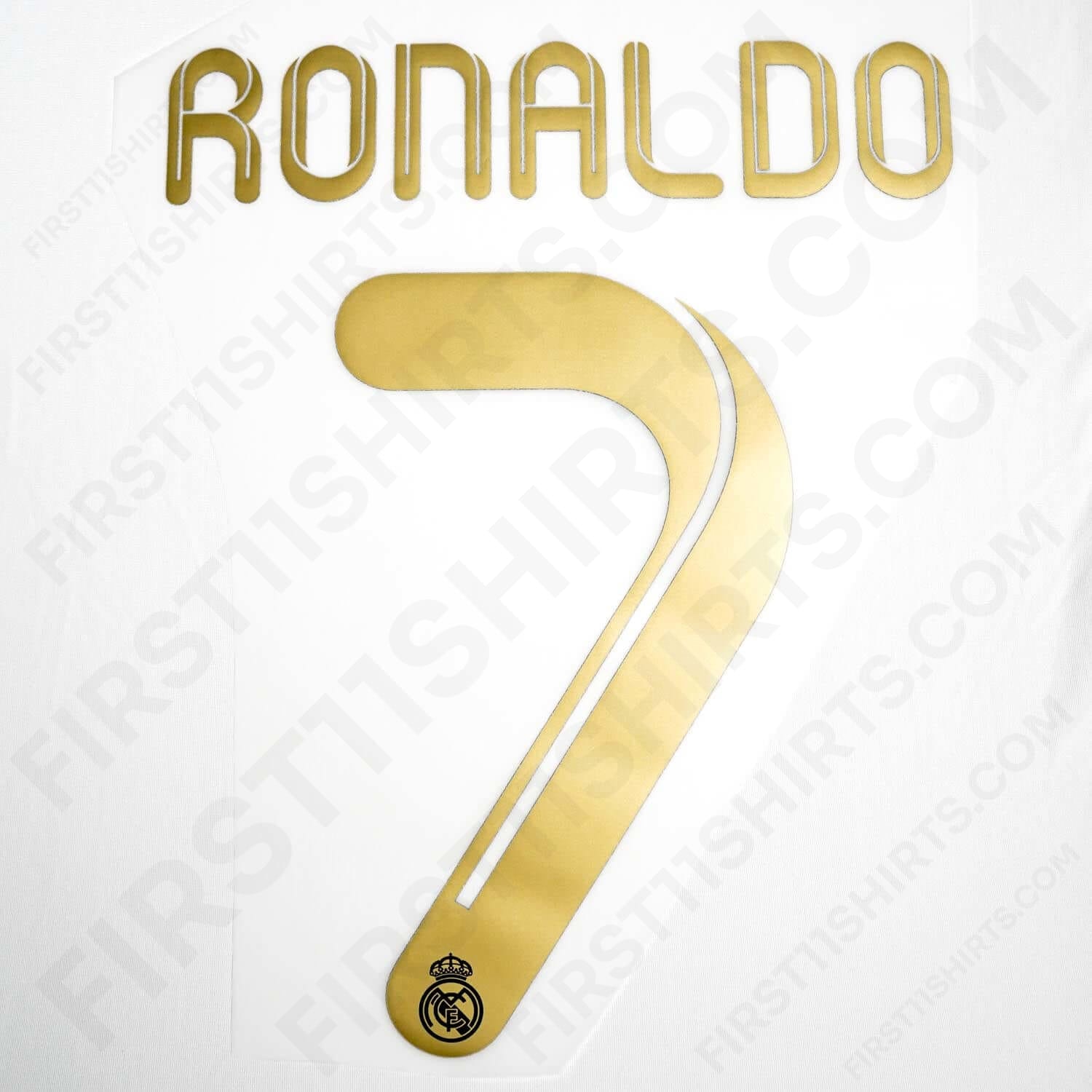 2011/12 Real Madrid Ronaldo #7 Home/Away Name Set (Repro) – First11