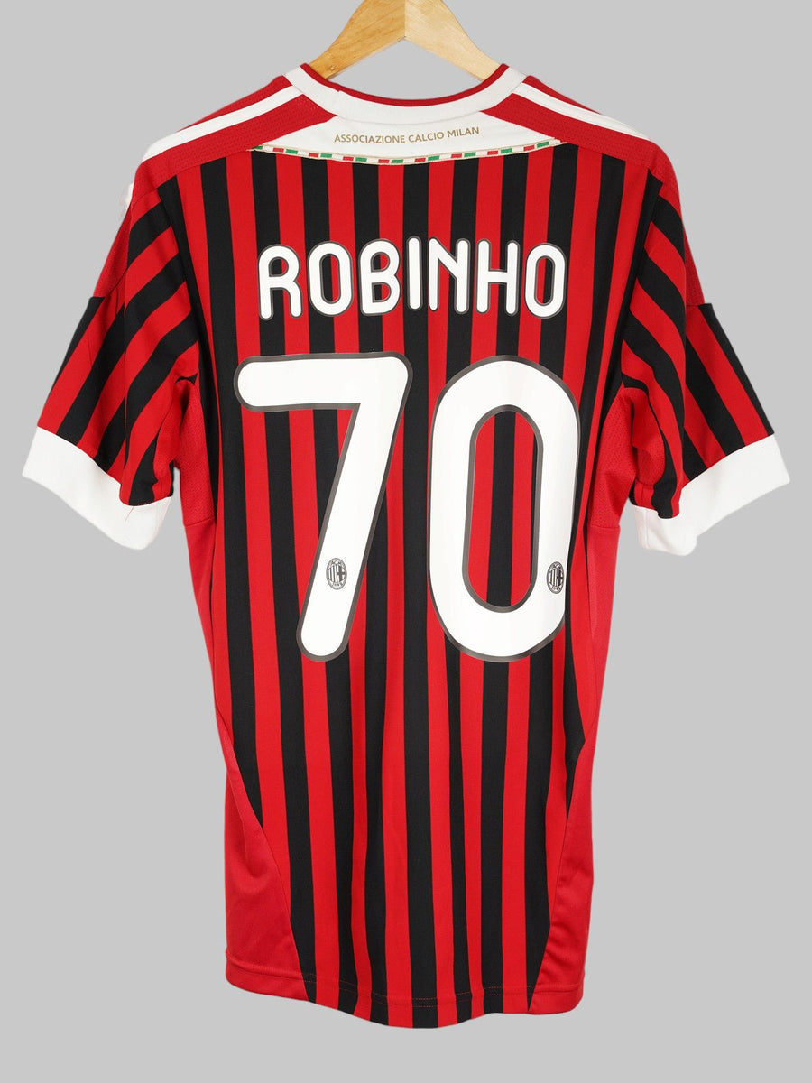 2011/2012 AC Milan Robinho #70 Home Shirt (M)