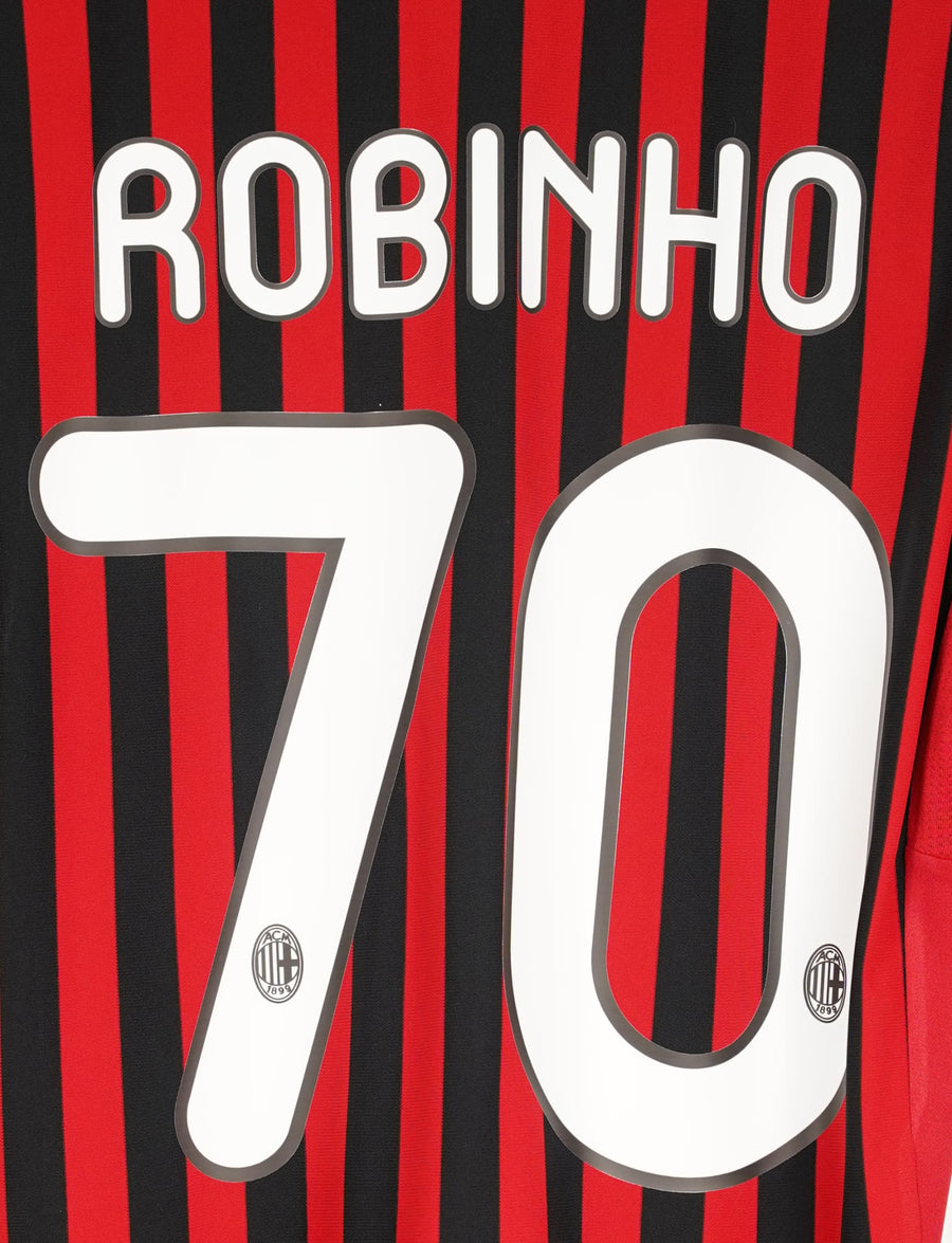 2011/2012 AC Milan Robinho #70 Home Shirt (M)