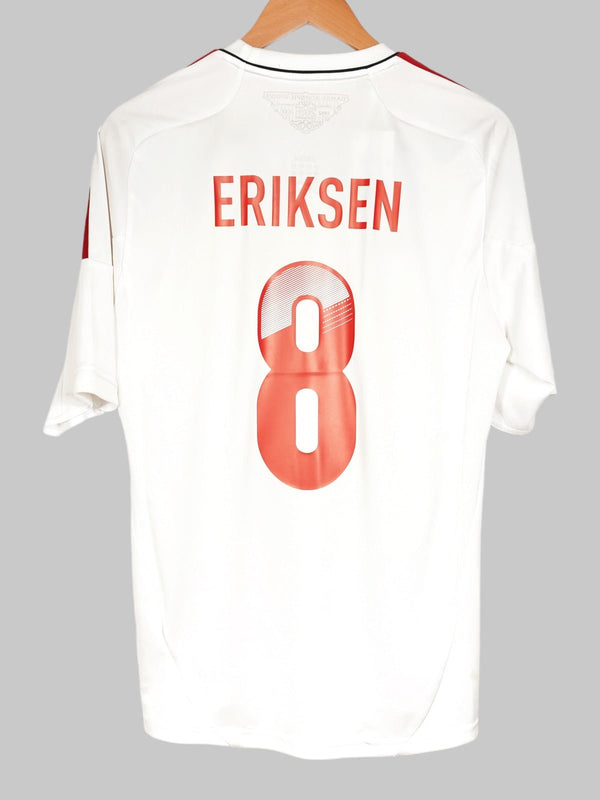 2012/13 Dänemark Eriksen #8 Auswärtstrikot (M) Adidas
