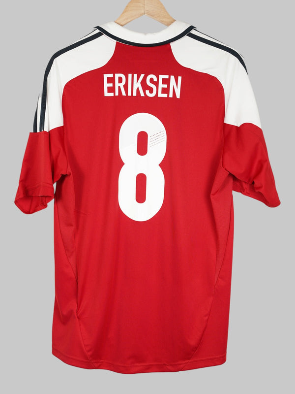 2012/13 Denmark Eriksen #8 Home Shirt (L) Adidas