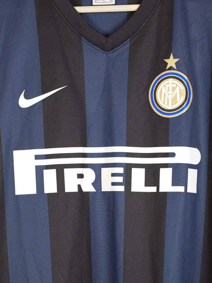 2012/13 Inter Milan Milito #22 Home Shirt (XL)