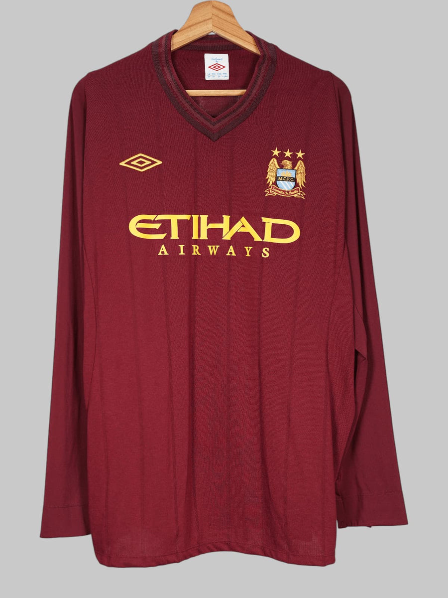 Manchester City Away Shirt L/S 2012/13 Kompany 4 (L)