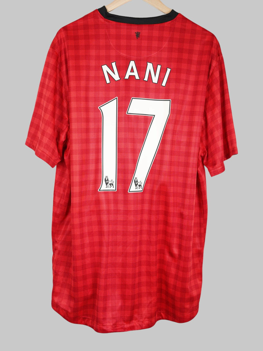 2012/13 Manchester United Nani #17 Home Shirt (XXL)