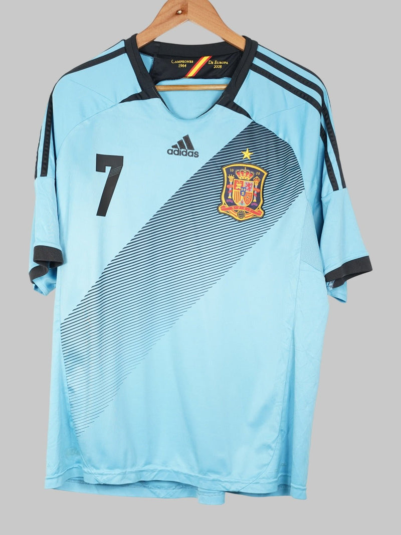 2012/13 Spain David Villa #7 Away Shirt (XL)