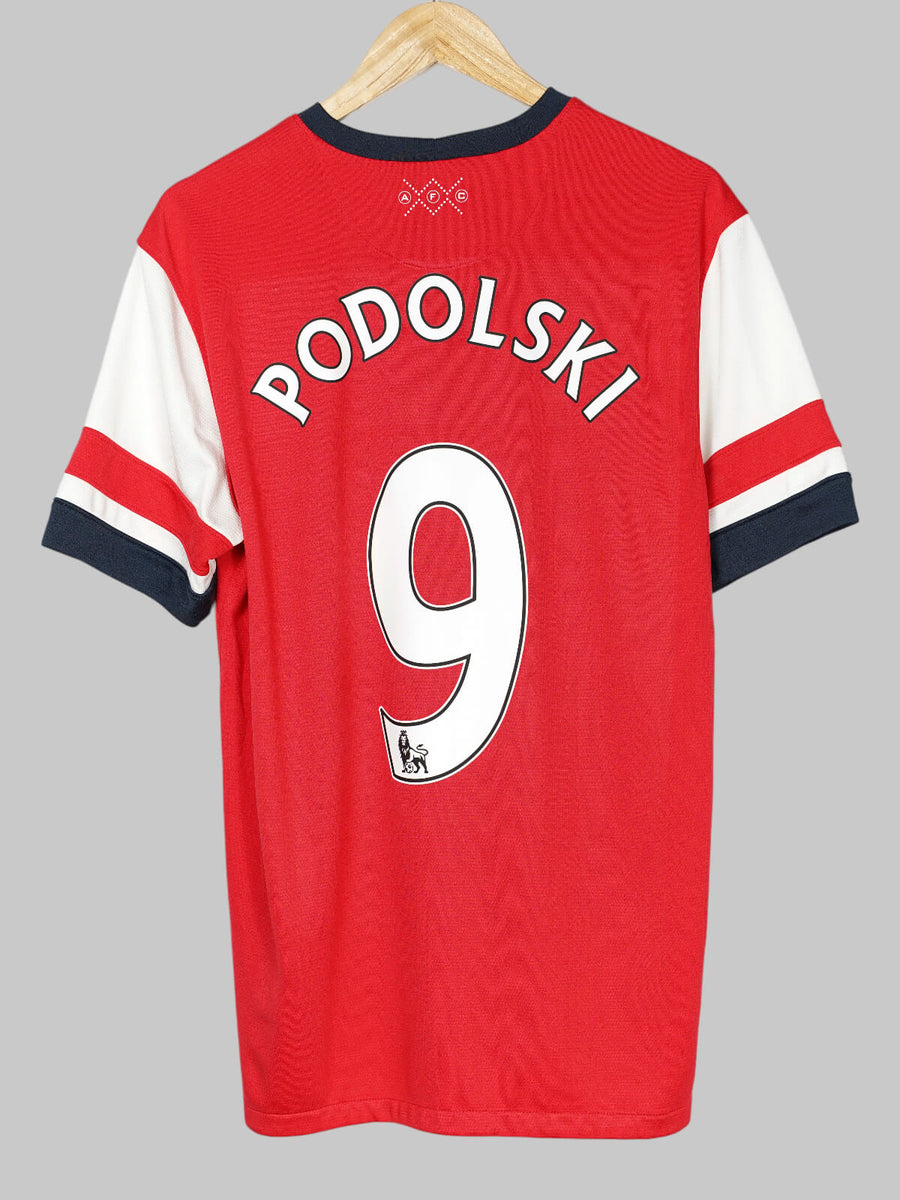 2013/14 Arsenal Podolski #9 Home Shirt (L)