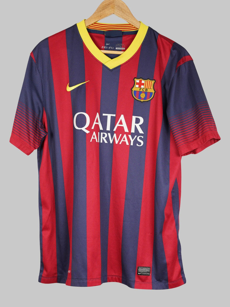 2013/14 Barcelona Xavi #6 Home Shirt (L)