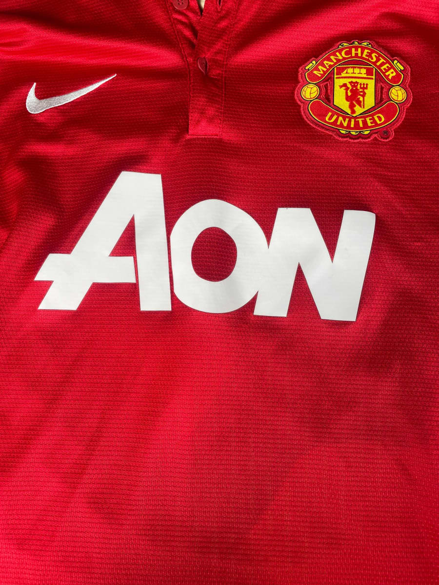 2013/14 Manchester United V.Persie #20 Home Shirt L/S (L)