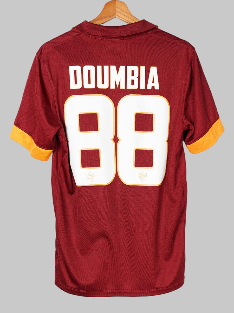 2014/15 AS Roma Doumbia #88 Home Shirt (S)