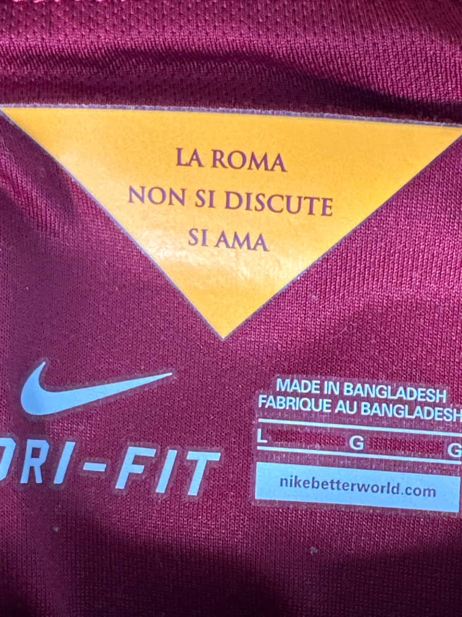 2014/15 AS Roma Totti #10 Home Shirt (L)