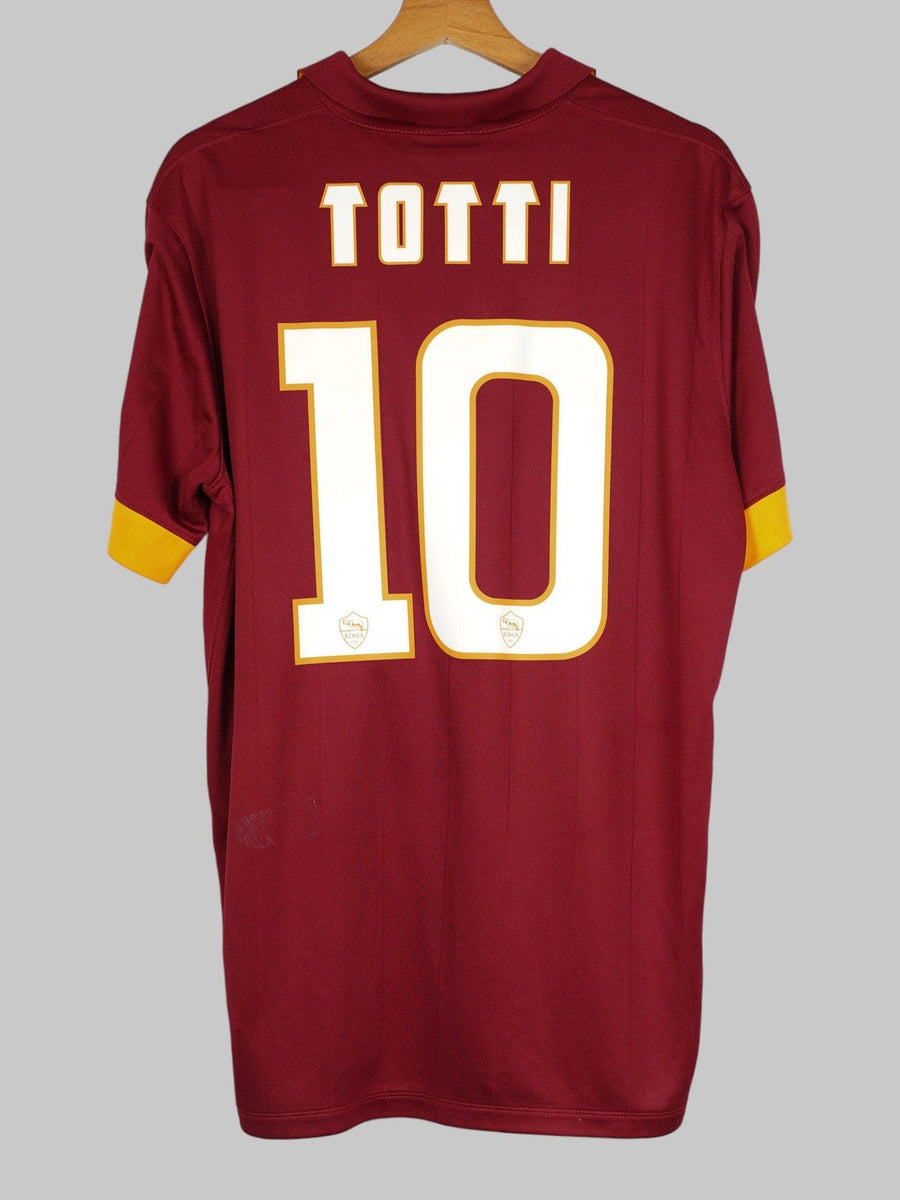 2014/15 AS Roma Totti #10 Home Shirt (L)
