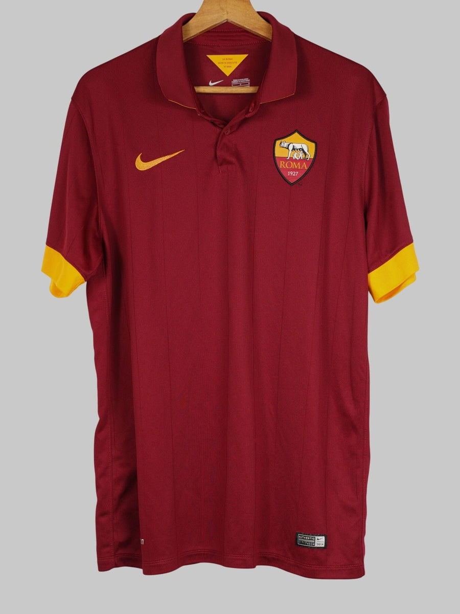 2014/15 AS Roma Totti #10 Home Shirt (L)