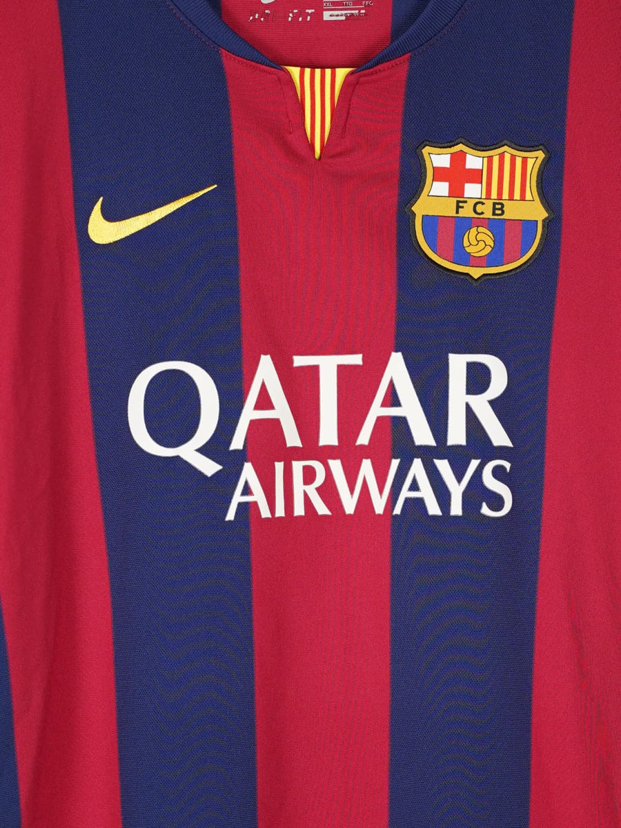 2014/15 Barcelona Messi #10 Home Shirt (XXL)