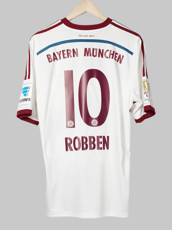 2014/15 Bayern Munich Robben #10 Maglia Away (L) Adidas