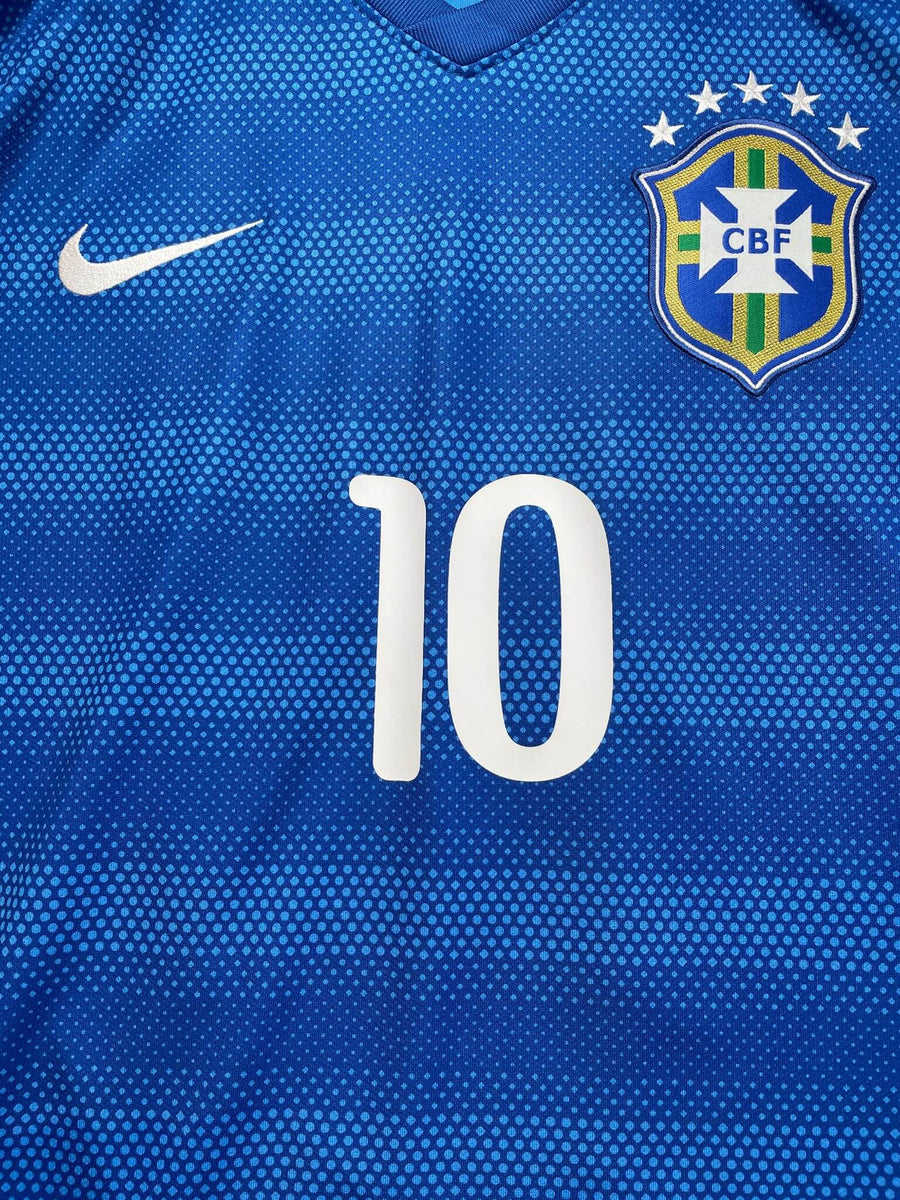 2014/15 Brazil Neymar Jr #10 Away Shirt (L)