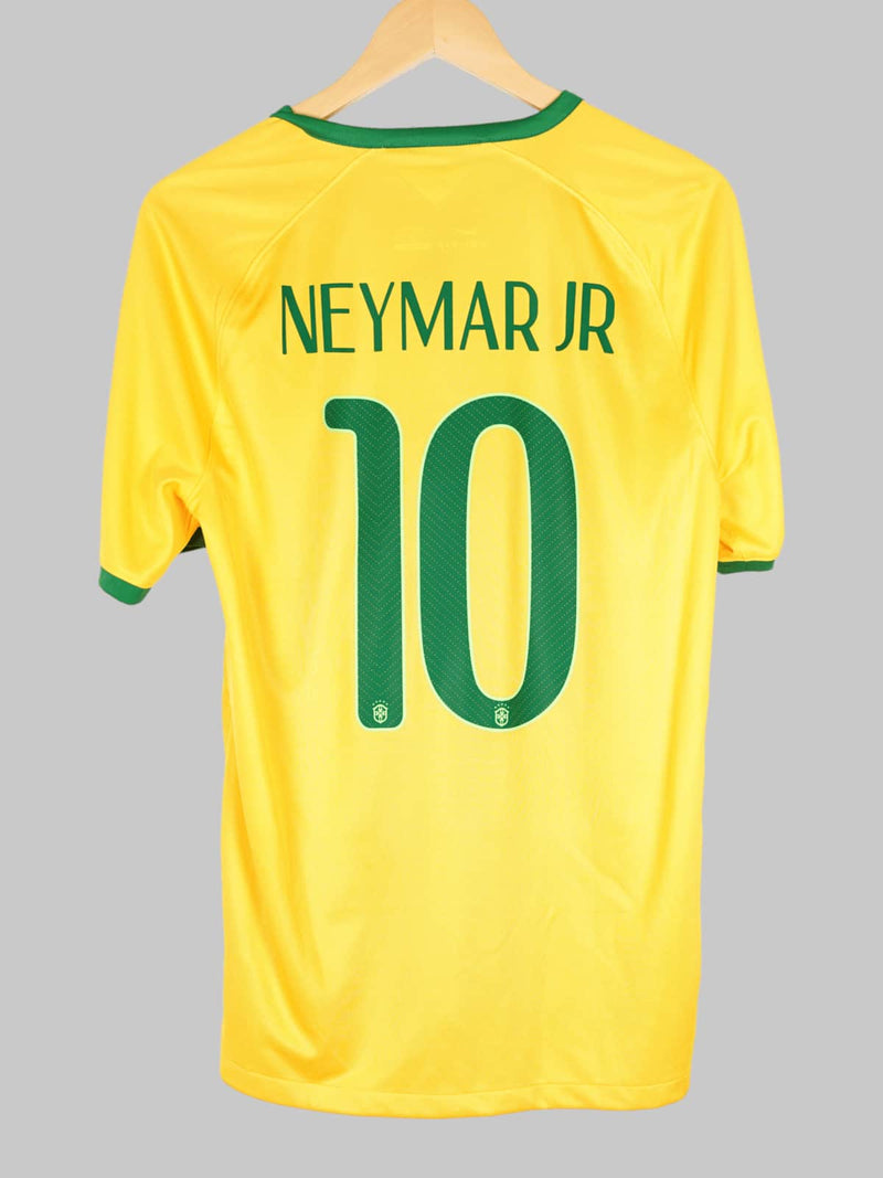 2014/15 Brazil Neymar Jr #10 Home Shirt (M)