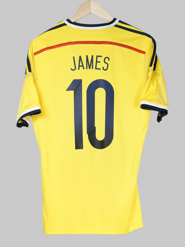 2014/15 Colombia James #10 Home Shirt (L) Adidas