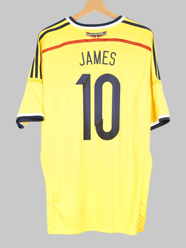 2014/15 Colombia James #10 Thuisshirt (XL) Adidas