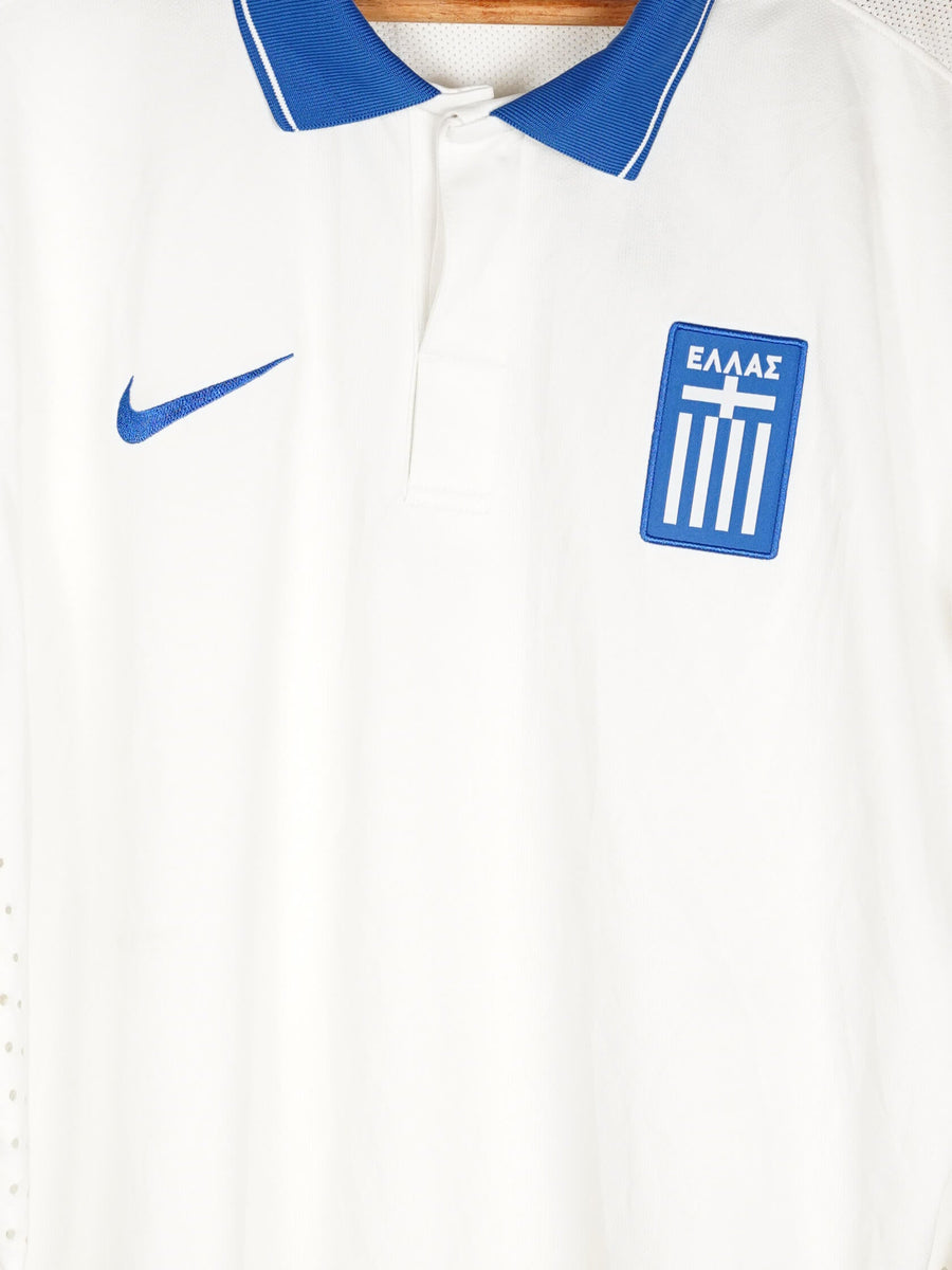 2014/15 Greece Home Shirt Player Issue (XL)