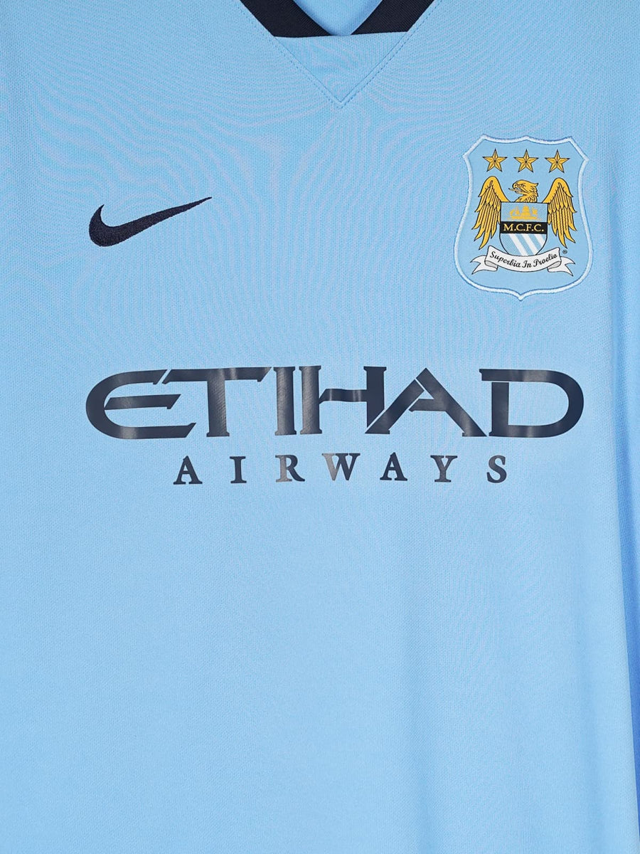 Manchester City Home Shirt 2014/15 Kun Agüero 16 BNWT (XL)