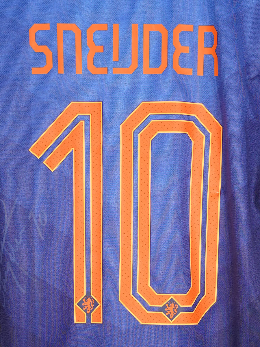 2014/15 Netherlands Sneijder #10 Away Shirt Signed With Video Proof (M)