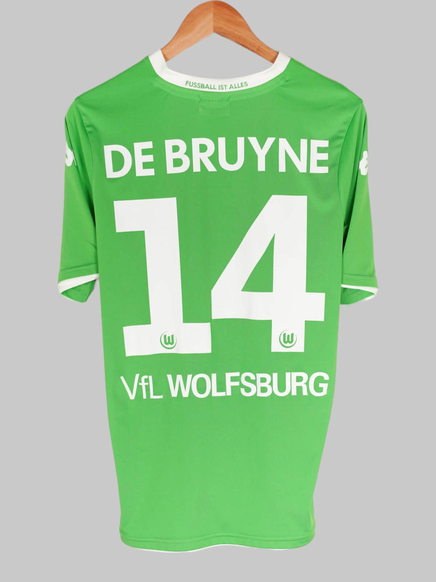 2014/15 Wolfsburg De Bruyne #14 Home Shirt (M)