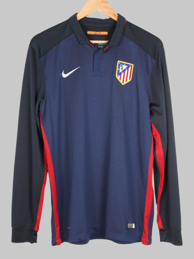 2015/16 Atletico Madrid #7 Griezmann #7 Away Shirt L/S Player Issue (L)
