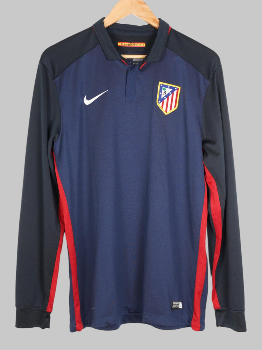 2015/16 Atletico Madrid #7 Griezmann #7 Away Shirt L/S Player Issue (L)
