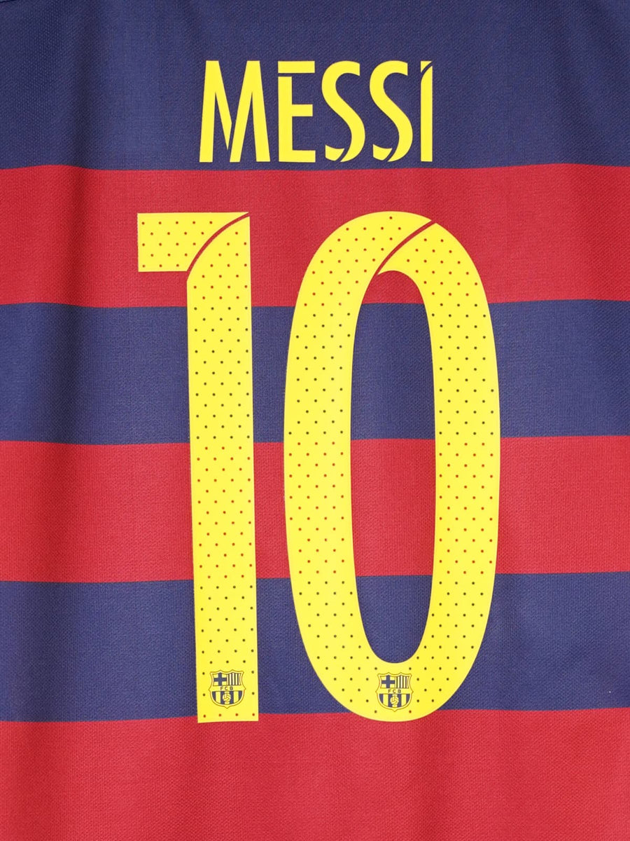 FC Barcelona Home Shirt 2015/16 Messi 10 (L)