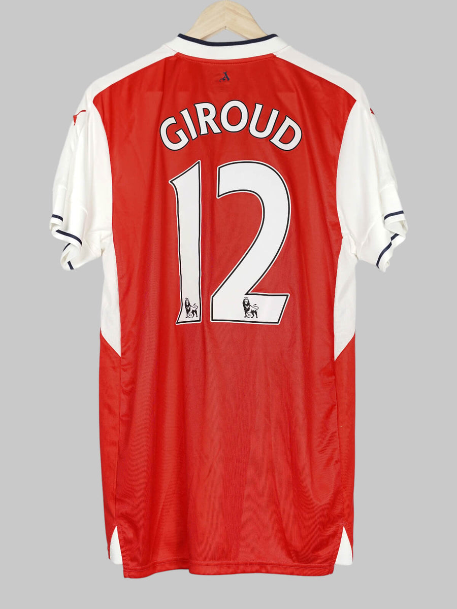 2016/17 Arsenal Giroud #12 Home Shirt (M)