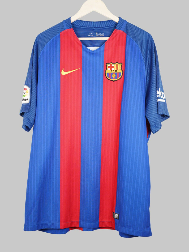 2016/17 Barcelona Messi #10 Home Shirt (XXL)