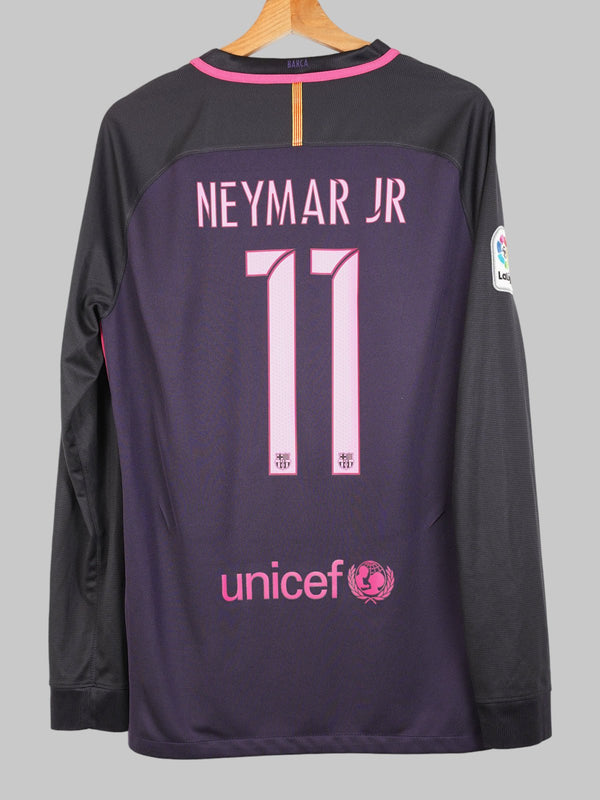 2016/17 Barcelona Neymar Jr #11 Away Shirt L/S (L) Nike
