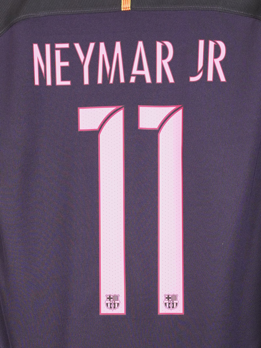 2016/17 Barcelona Neymar Jr #11 Away Shirt L/S (L)