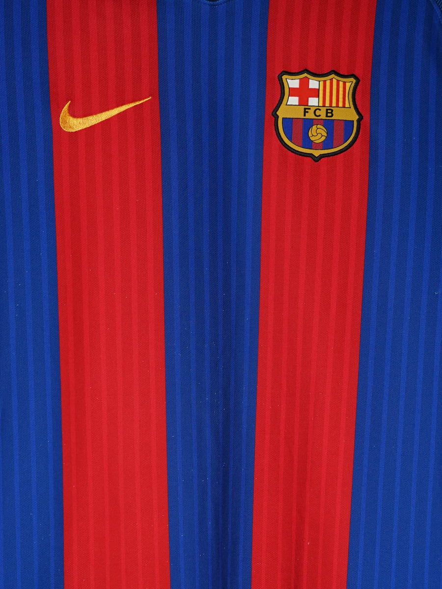 FC Barcelona Home Shirt 2016/17 Suarez 9 (L)