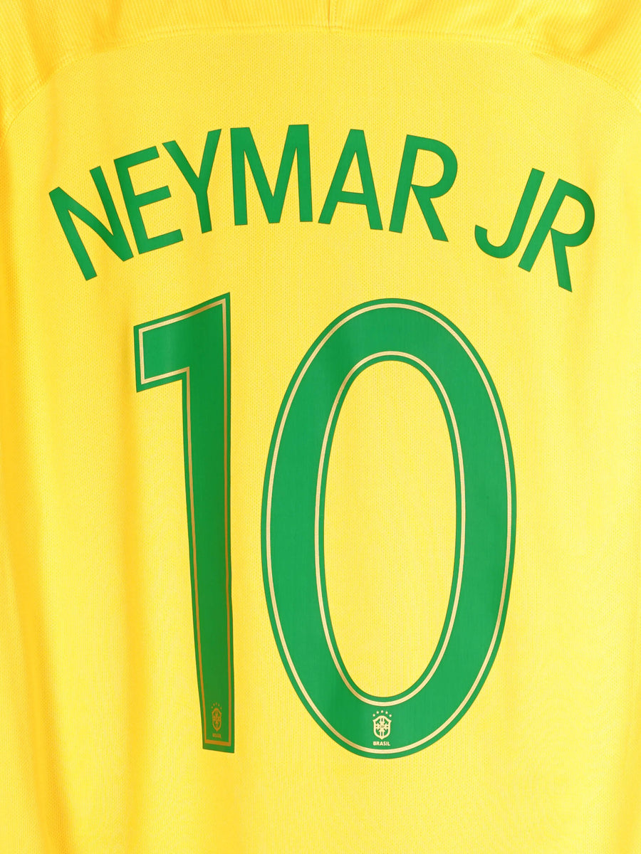 2016/17 Brazil Neymar Jr #10 Home Shirt (L)