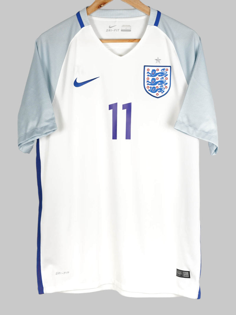 2016/17 England Vardy #11 Home Shirt (L)