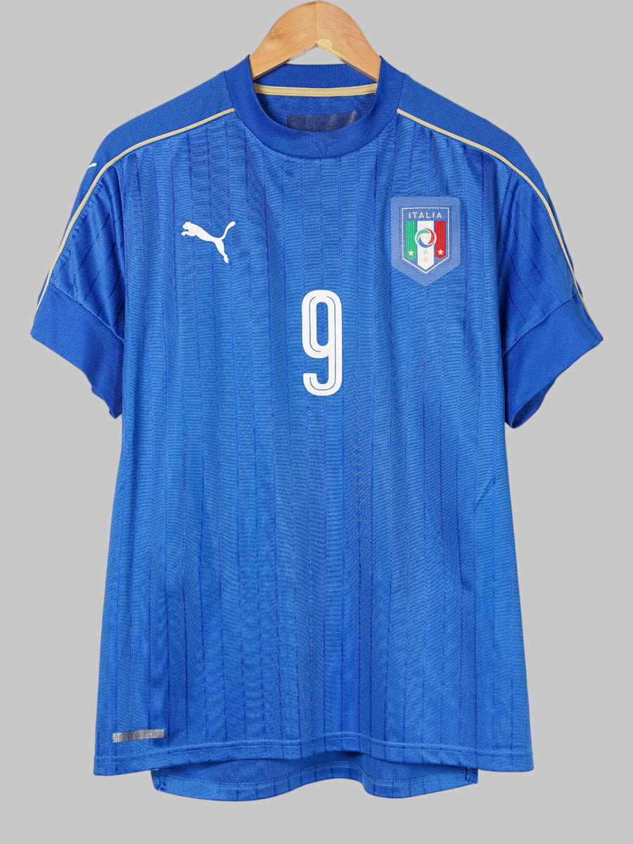2016/17 Italy Pellé #9 Home Shirt (L)