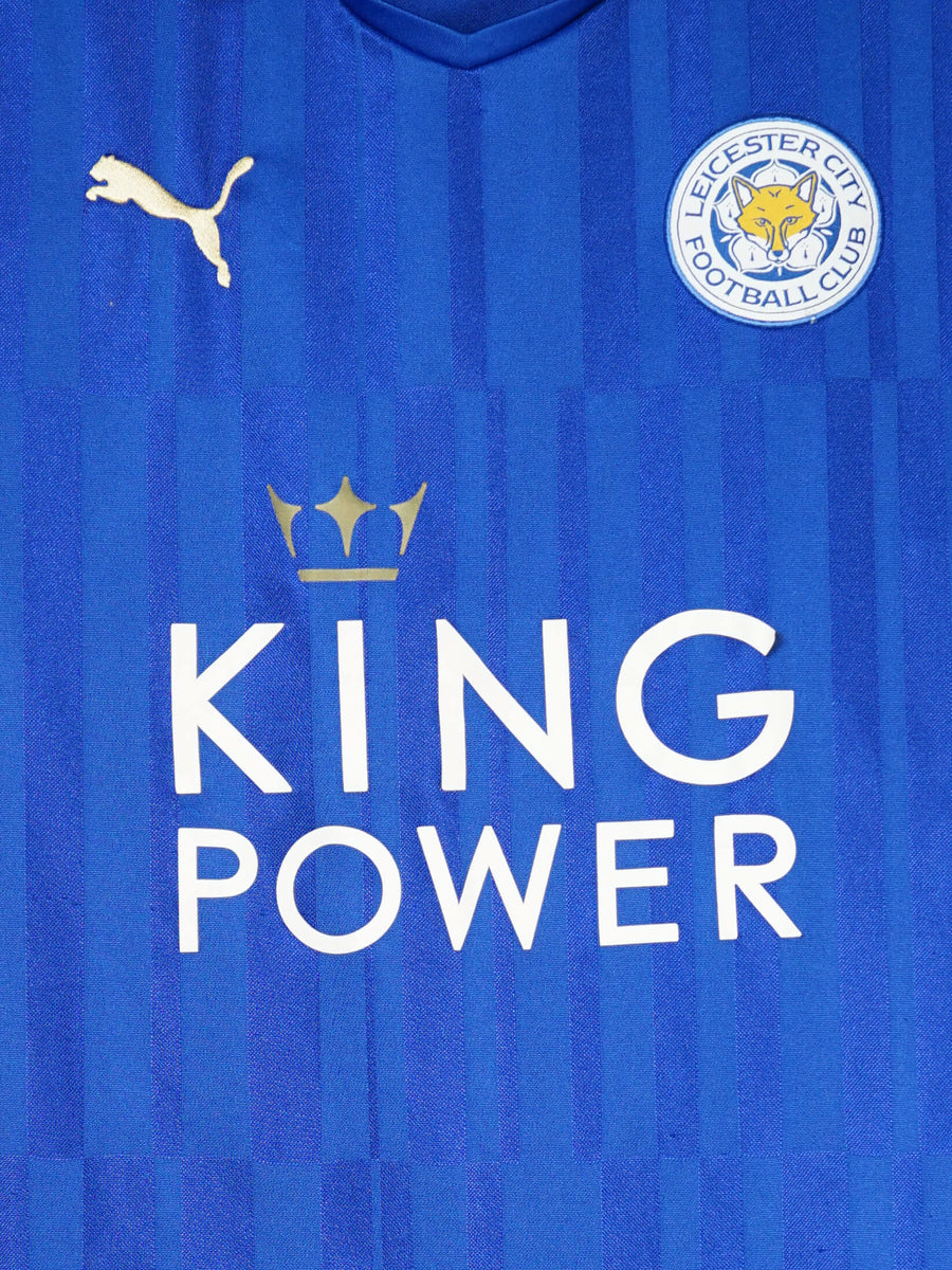 2016/17 Leicester City Vardy #9 Home Shirt (M)