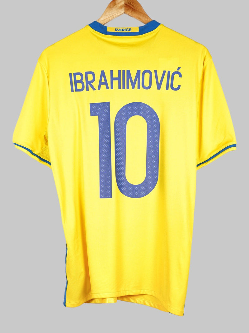 2016/17 Sweden Ibrahimovic #10 Home Shirt (M)