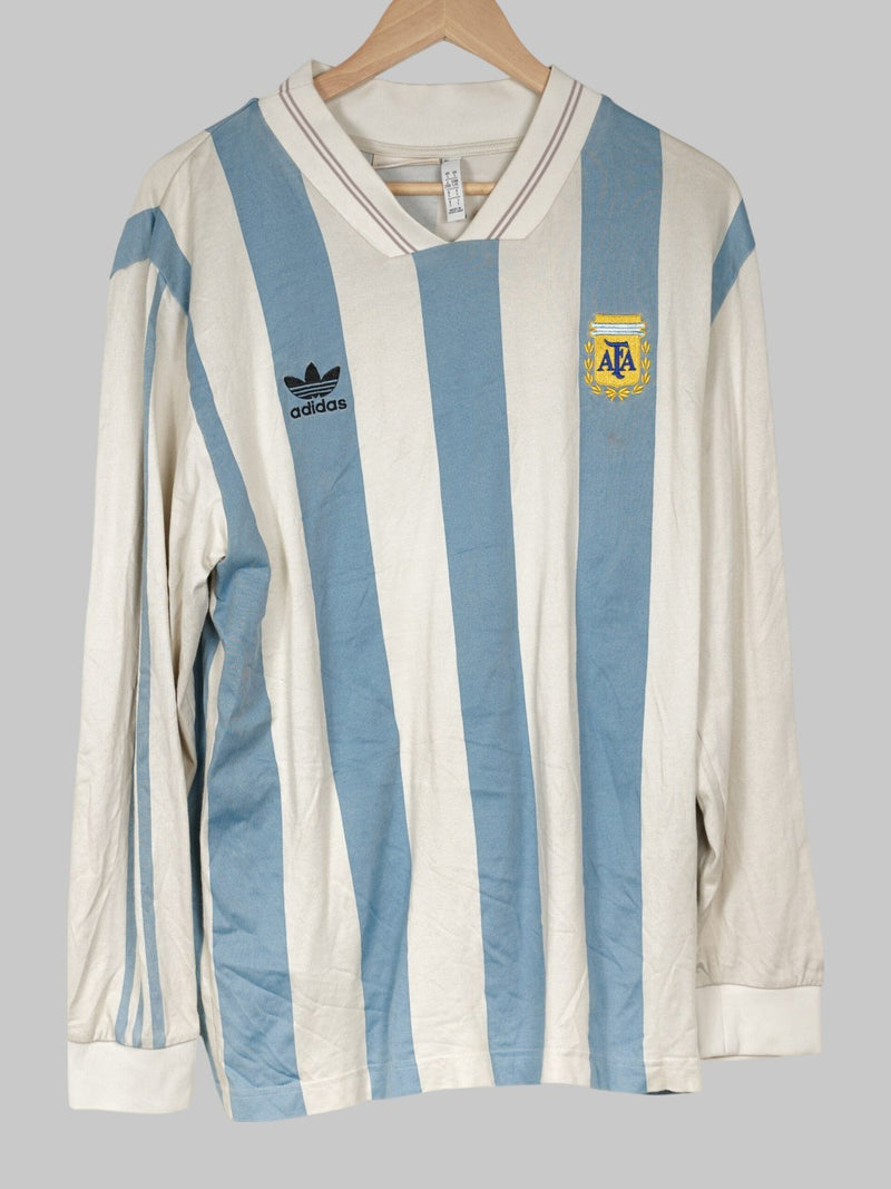 1993/94 Argentina #10 Home Shirt L/S (L)