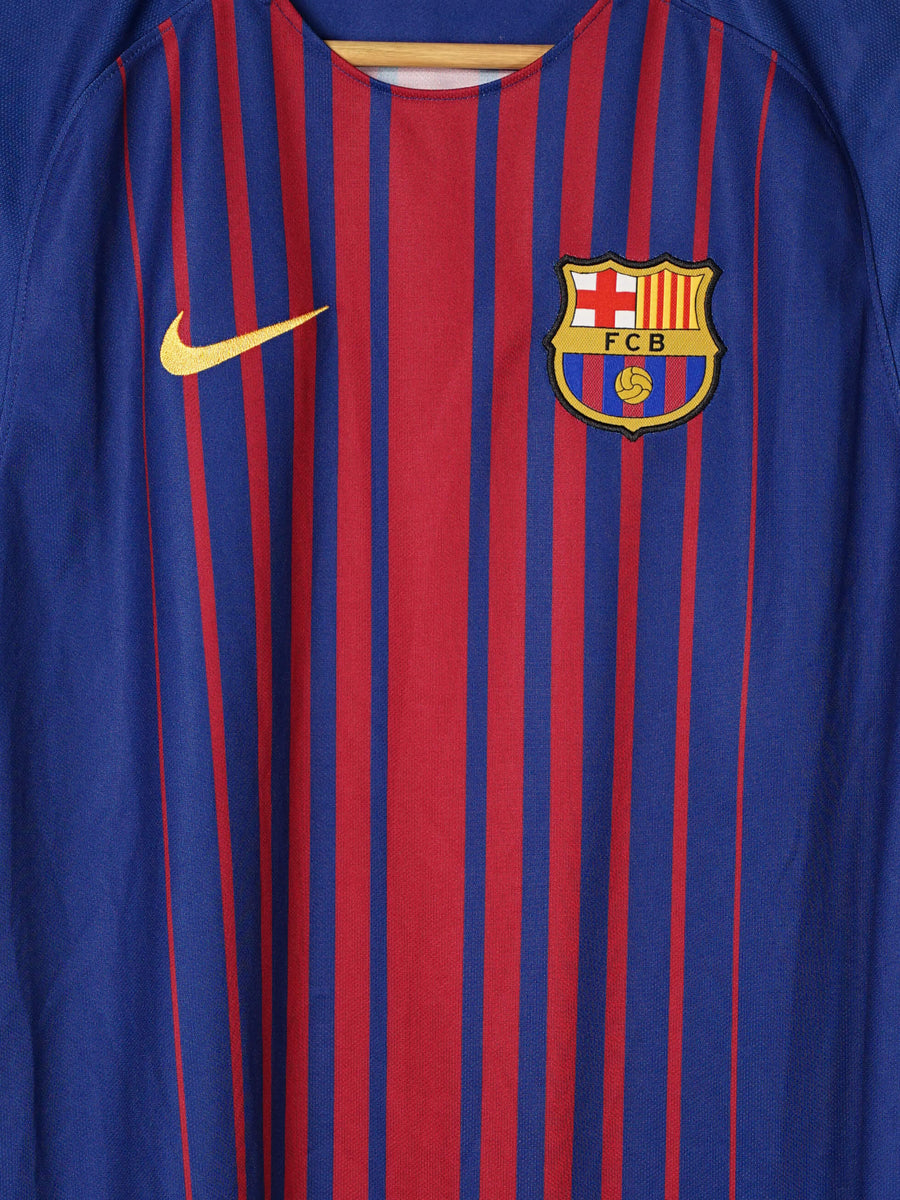 2017/18 Barcelona A.Iniesta #8 Infinity Home Shirt (M)