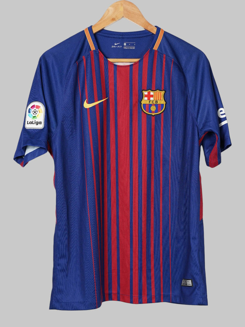 2017/18 Barcelona A.Iniesta #8 Infinity Home Shirt (M)
