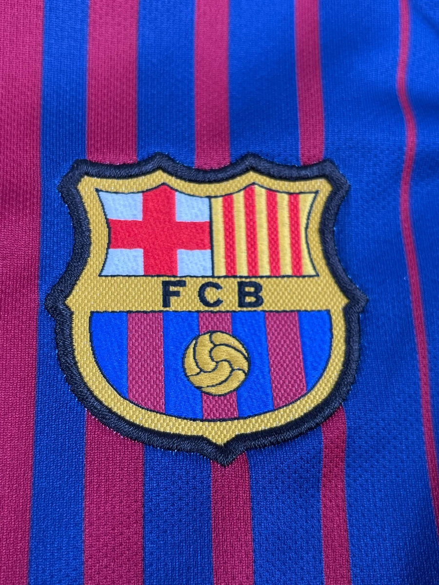 2017/18 Barcelona Home Shirt (M Kids)
