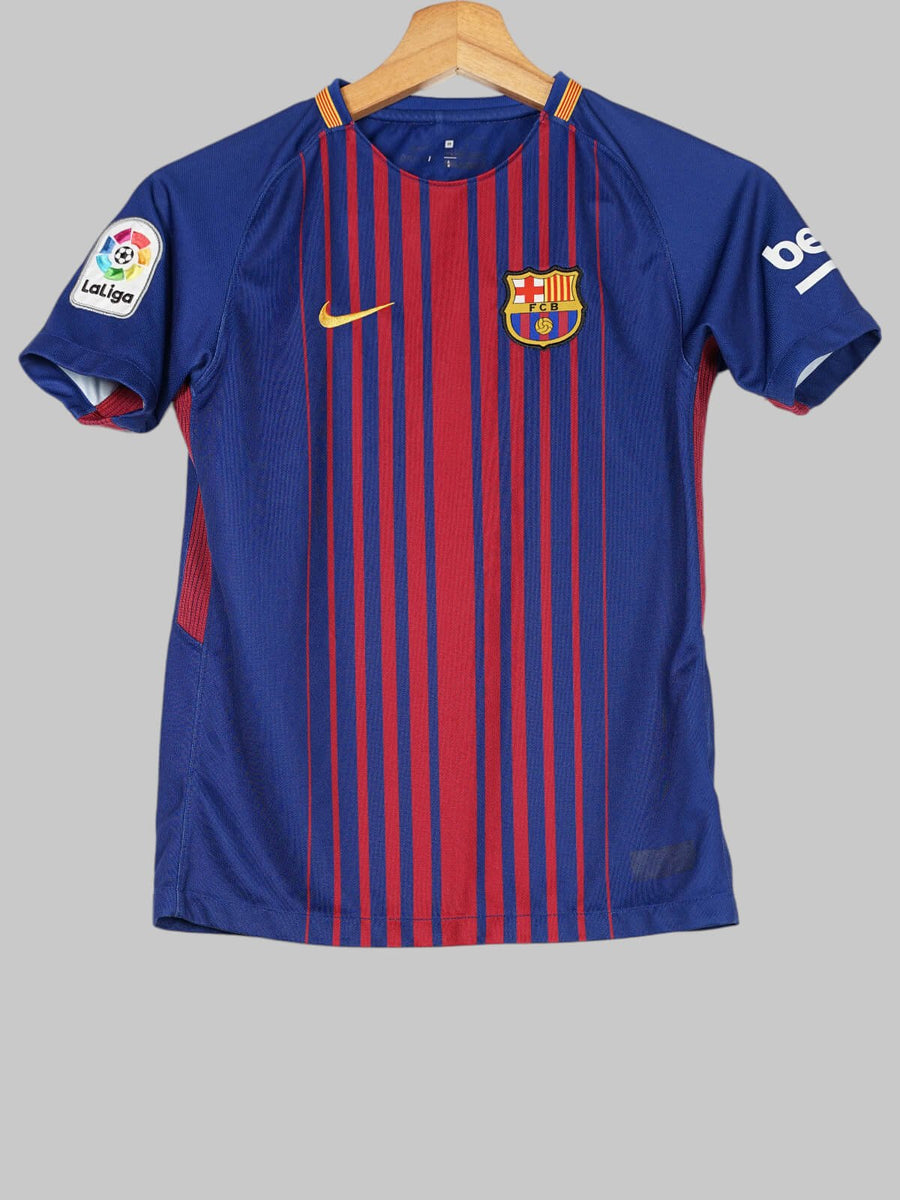 2017/18 Barcelona Home Shirt (M Kids)