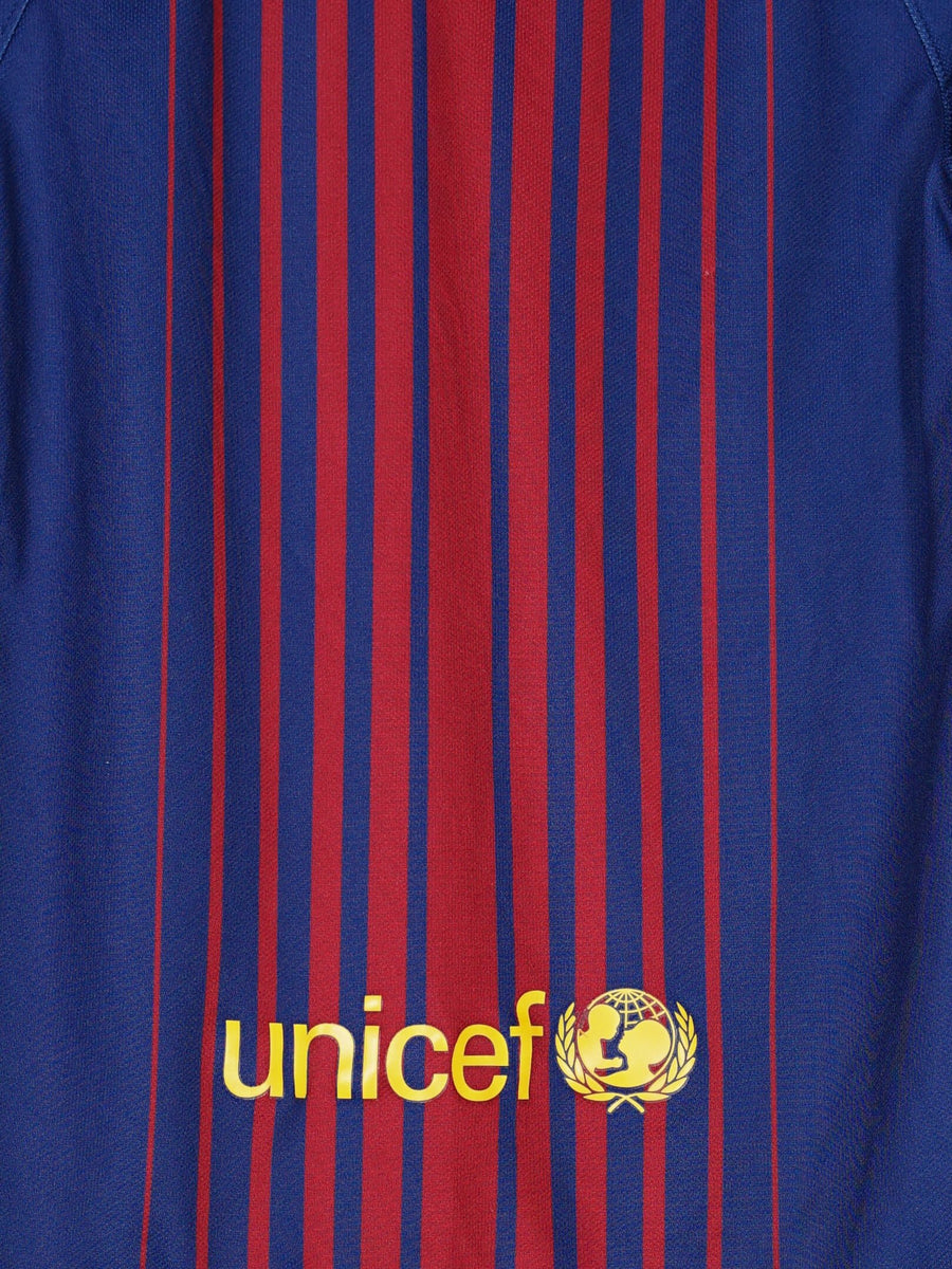 2017/18 Barcelona Home Shirt (M Kids)