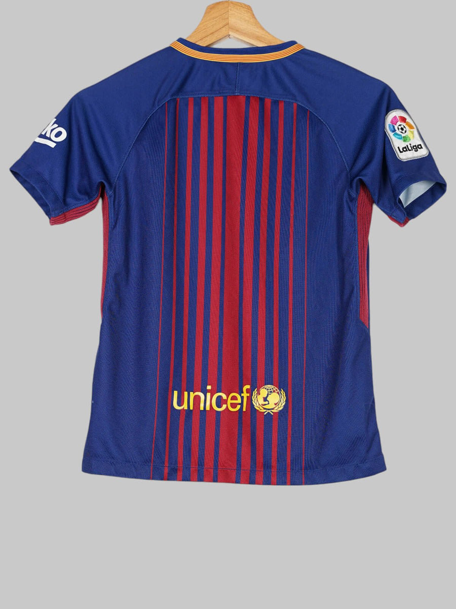 2017/18 Barcelona Home Shirt (M Kids)